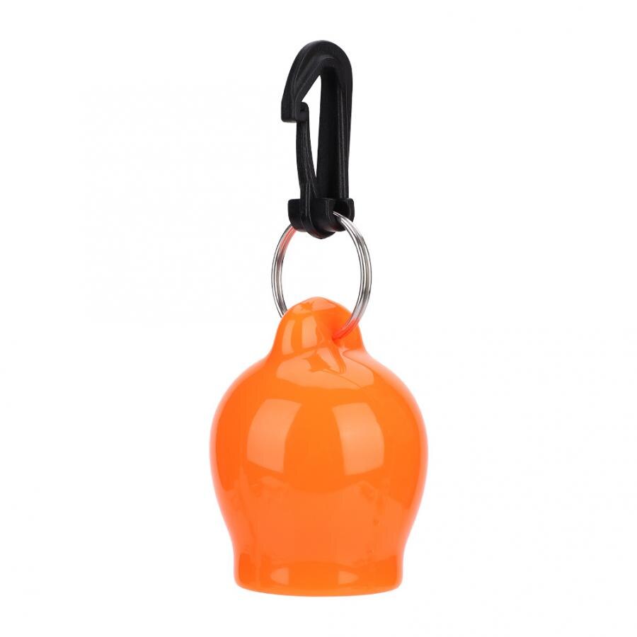 Scuba diving mundstykke dækning scuba dive silikone mundstykke støvtæt cover beskyttelseshætte med krog dykning tilbehør: Orange