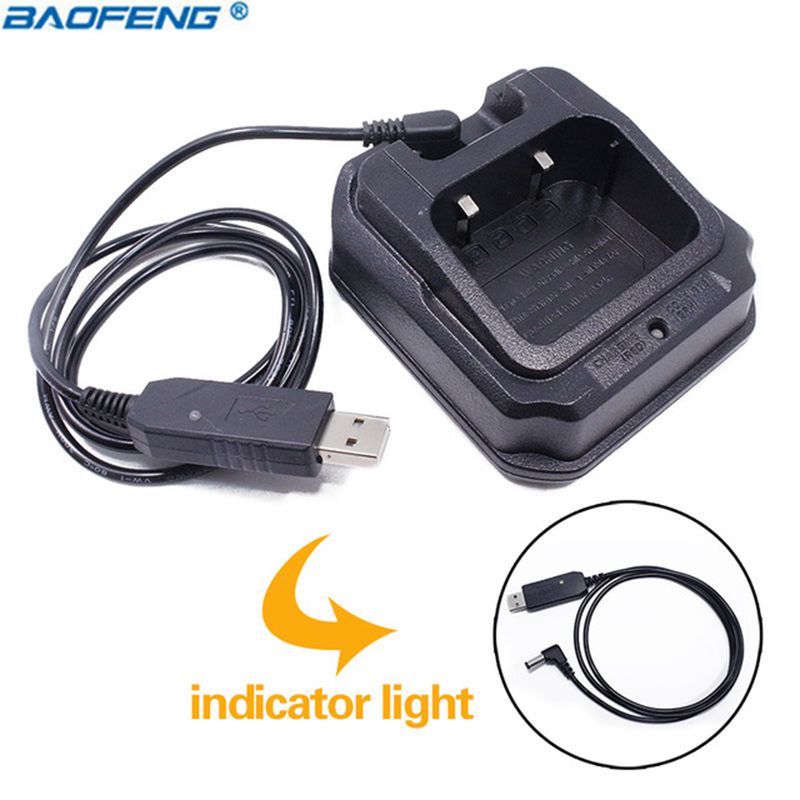 Baofeng UV-9R USB Basis Batterie Ladegerät Walkie Talkie Für pofung UV-XR A-58 UV-9R Plus GT-3WP UV-5S UV9R UVXR