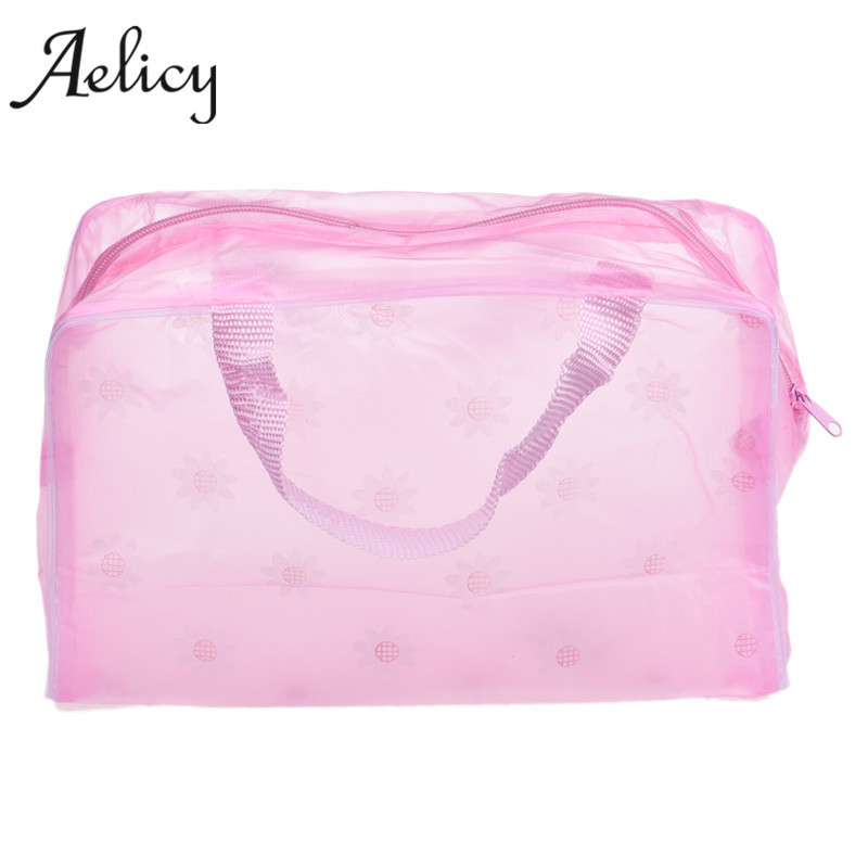 Aelicy Draagbare Make-Up Cosmetische Toilettas Wash Travel Tandenborstel Pouch Organizer Bag handig Bad Make-Up Tas L