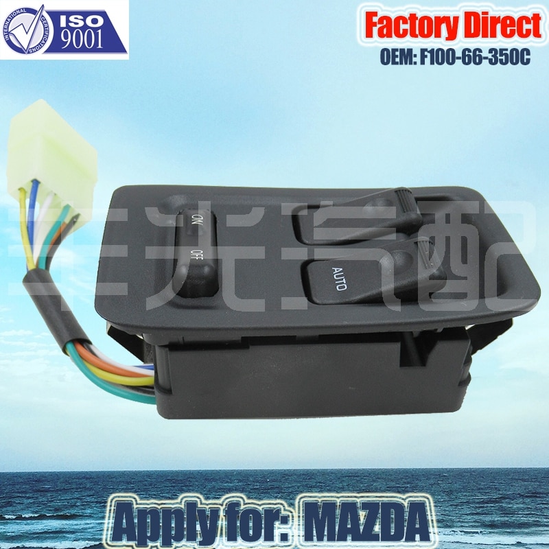 Factory Direct Master Auto Power Window Control Switch apply For mazda RX7 RX-7 FD3S F100-66-350C power window switch