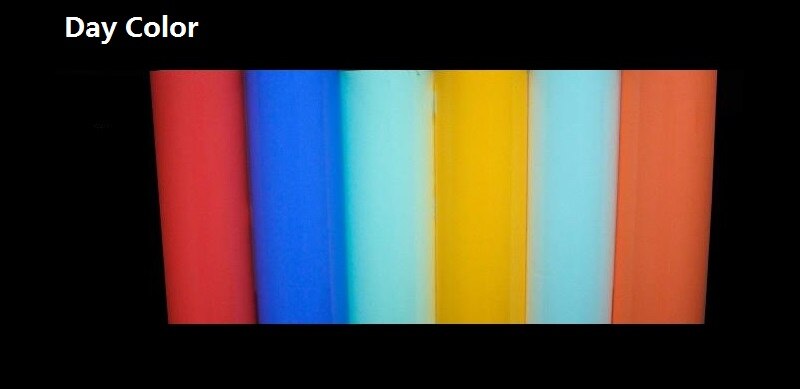 1cm * 10M Haustier leuchtend Band selbst-Klebstoff Bühne Markante Warnung Sicherheit Bänder Leuchtende Aufkleber