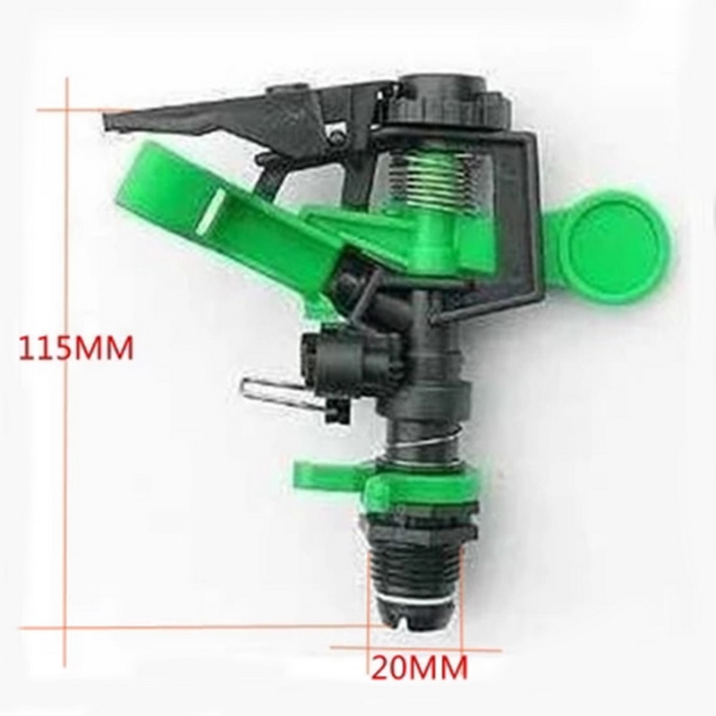 1 arroseur d'irrigation de jardin, buse de pulvérisation en plastique réglable à 360 degrés, pulvérisateur rotatif pour verdissement de l'eau de jardin, pelouse de jardin