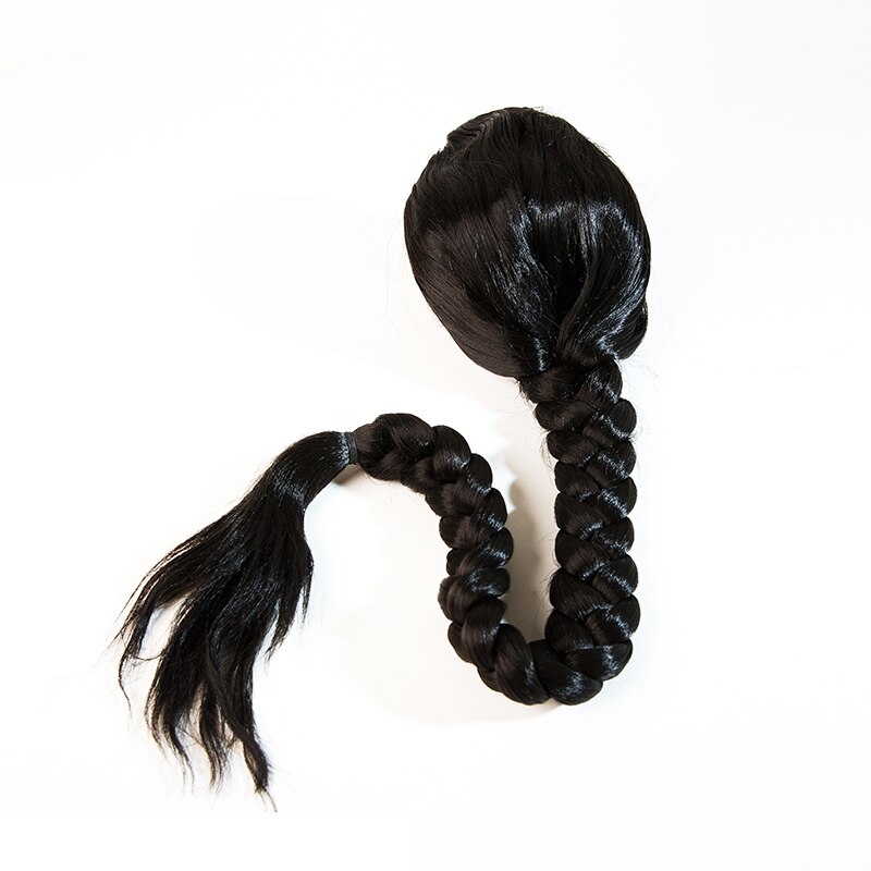 Hanfu accessories traditional Chinese men wig headdress hair styles ancient Pigtail of Qing Dynasty Studio accessories: 1