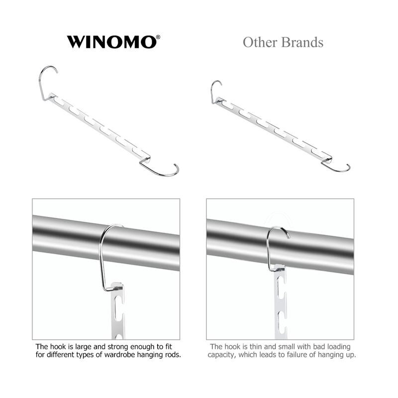 6pcs Garderobe Kast Bar Kleding Kleerhanger Organizer Drogen Hanger Multifunctionele Metalen Cascading Organiser Voor Ruimtebesparend