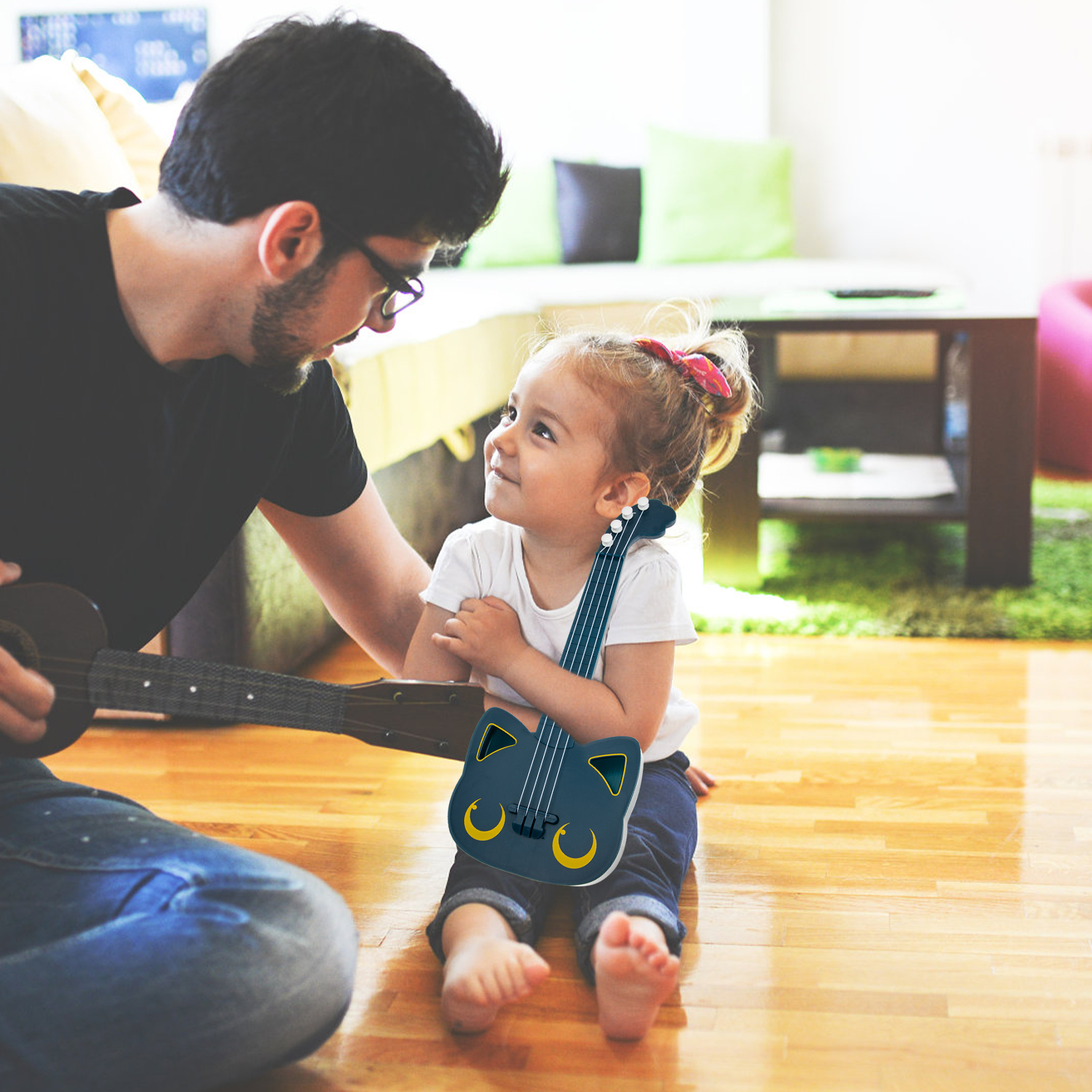 Early Learning Ukulele Educational Instrument Mini Ukulele Kid Plaything