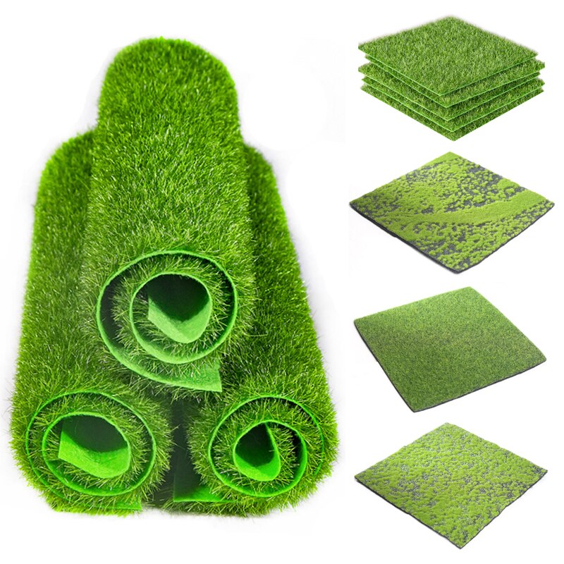Micro Landscape Artificial Grass Landscape Home Accessories Aquarium Decoration Artificial Lawn Garden Decor