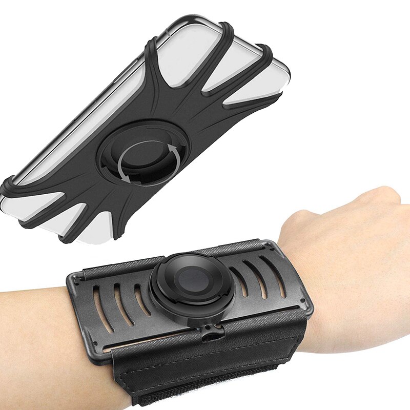 Running Phone Wristband Rotatable Wrist Strap Jogging Arm Band for iPhone Samsung Huawei VDX99