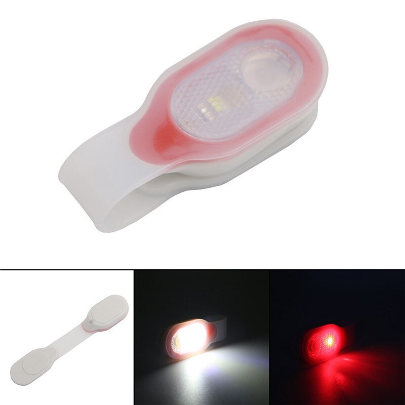 Utomhus sport cykellampor clip-on kläder led lampa magnet löpning gå cykla natt säkerhetslampa bult-in batteri #245915
