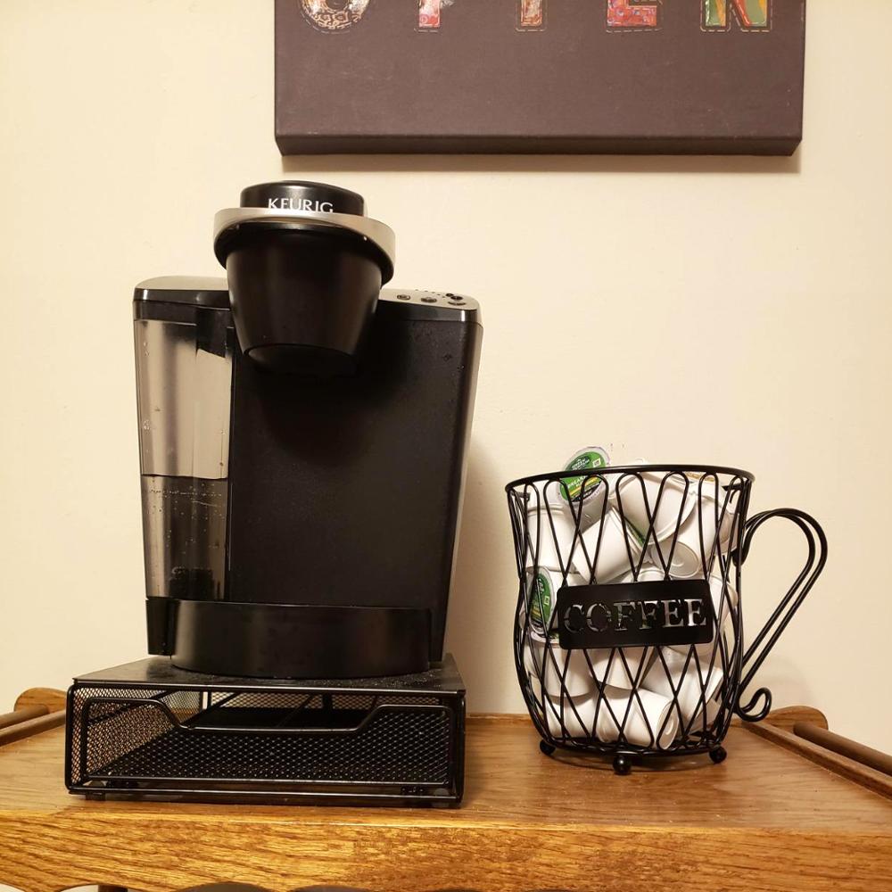 Nespresso kapselhållare kaffemugg cup keeper kaffekapselhållare förvaringskorg köksarrangör