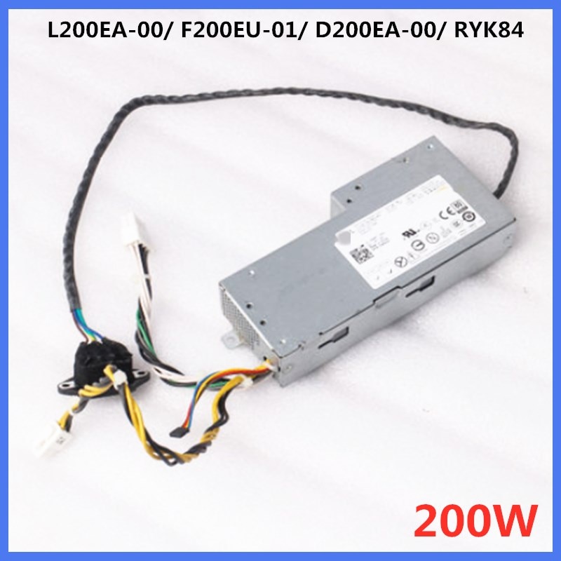 Nova FONTE de ALIMENTAÇÃO Para Dell Optiplex 9010 9020 2330 Alimentação L200EA-00 F200EU-01 D200EA-00 RYK84