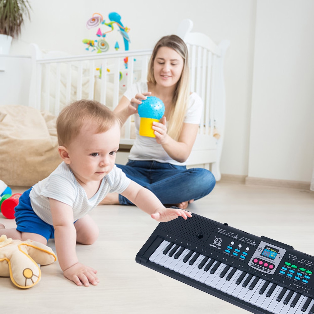 61 schlüssel Elektrische Klavier freundlicher Elektrische Schlüssel Gremium Klavier Tragbare Digitale Musik Elektronische Tastatur Musik Lernen Spielzeug