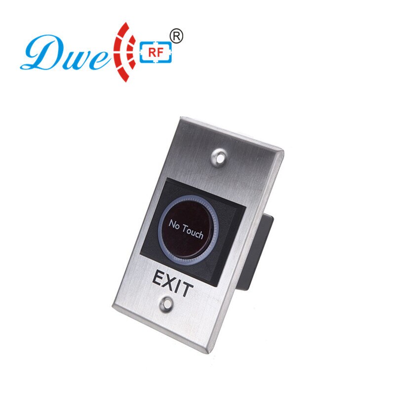 DWE CC kits de contrôle d'accès RF capteur infrarouge NO/NC/COM bouton de sortie forme de la main bouton sans contact
