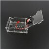 lampone pi 4 Caso Acrilico Trasparente Scatola di Borsette Supporto Ventola di Raffreddamento della CPU per lampone pi 4 Modello B: case e fan