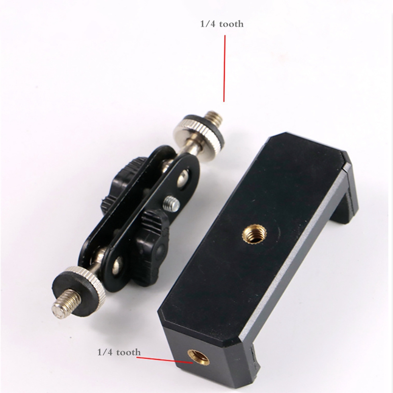 Dimmable LED Ring Light Mobile Phone Bracket Desktop Cantilever Tilt Photo Multi-Angle Adjustment Bracket Tripod Lamp