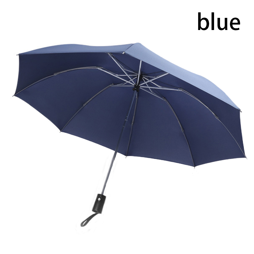 2019hot Folding Reverse Umbrella Automatic Umbrella Big Windproof Rain Business Umbrellas Waterproof Rain Women Men For Car: blue