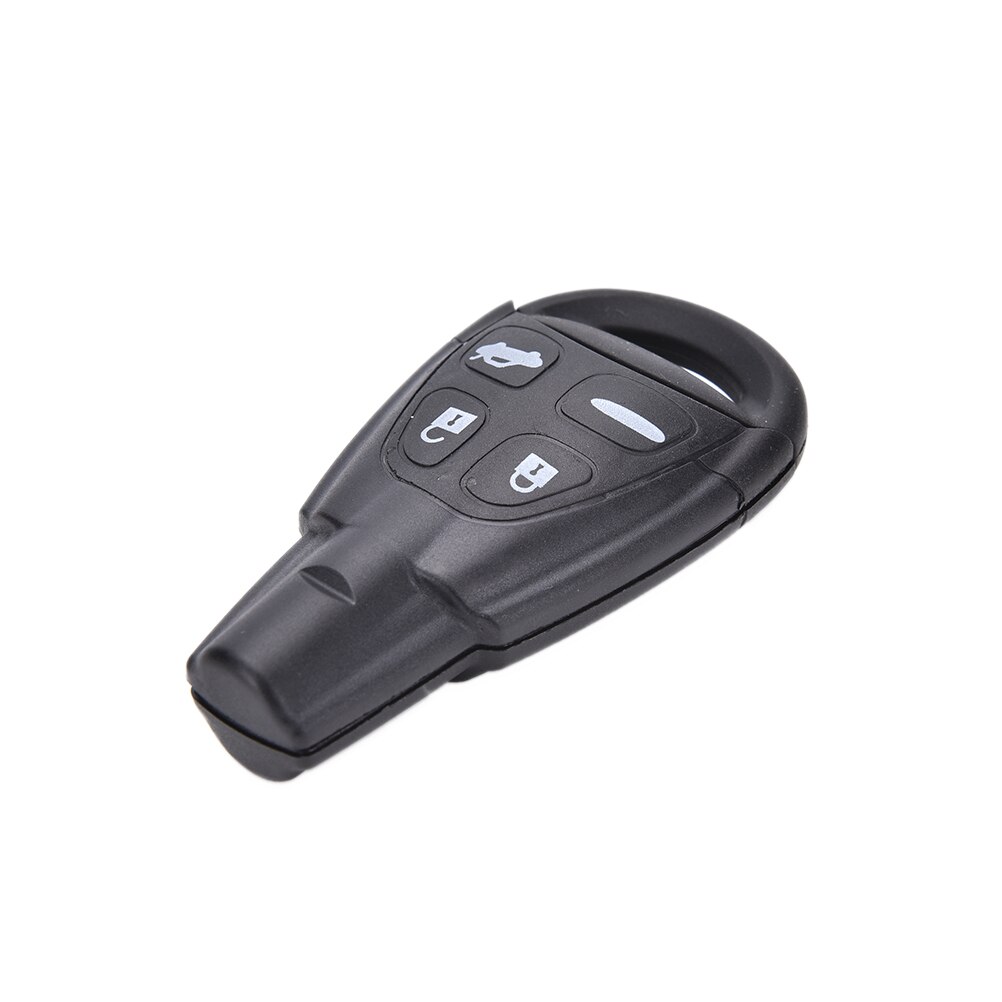 SAAB 93 95 Replacement 4 Button Remote Key Fob Case Cover Shell Pad + Insert