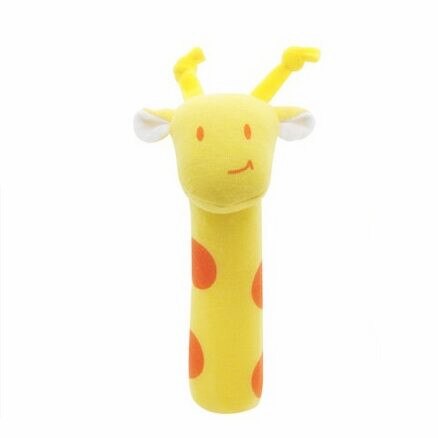 Baby speelgoed baby rammelaar speelgoed dieren handbellen pluche baby speelgoed newbron voor peuters  bf02: Bf0208 giraffe