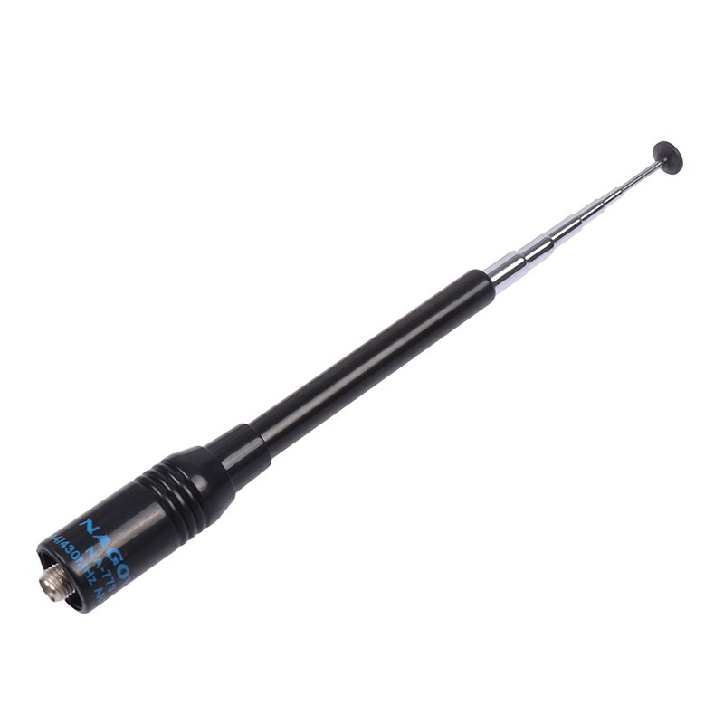 NA-773 SMA-F UHF+VHF Handheld Telescopic Antenna for BAOFENG UV-5R/82/B5/B6 888S