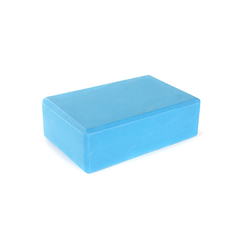 Environmental EVA High Density Non Slip Yoga Brick Fitness Tool Fitness Exercise Stretching Auxiliary Fitness Equipment: light blue