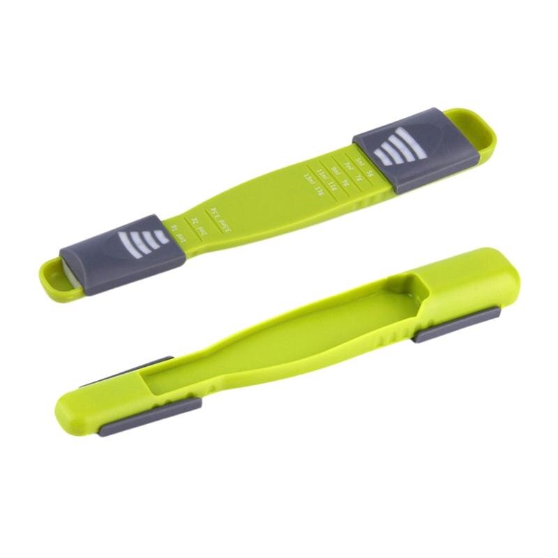 Adjustable Tablespoon Measuring Spoon Sliding Plastic Durable Baking Accessory Measuring Spoons Cooking Tools for Measuring