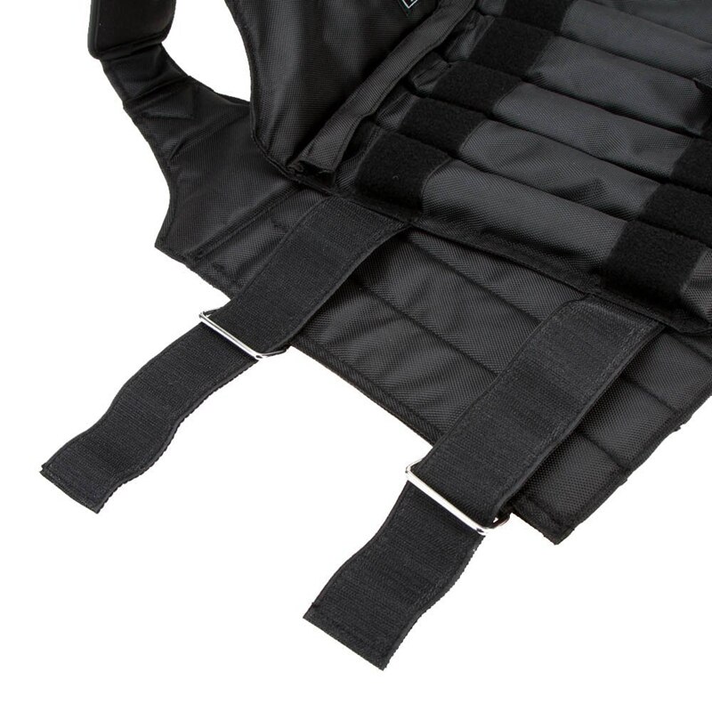 SUTEN Max 20 kg de peso de carga ajustable chaleco pesado chaqueta chaleco boxeo ejercicio entrenamiento Invisible Weightloading arena clothi