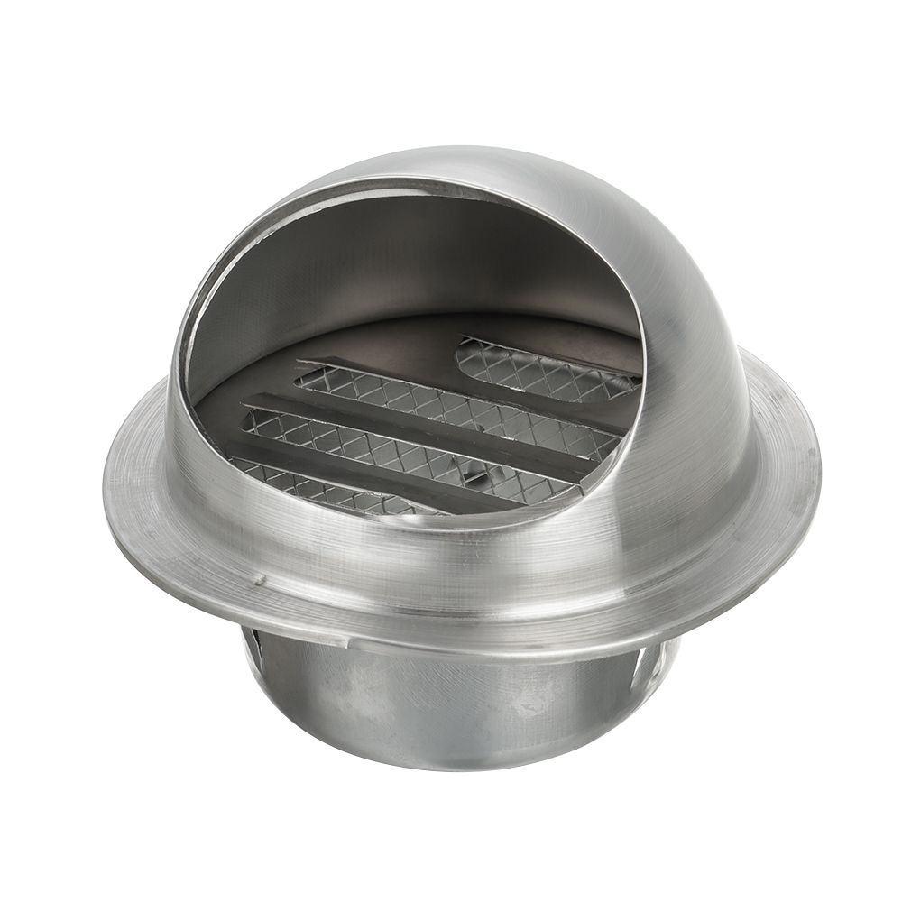 Stainless Steel Exterior Wall Ceiling Air Vent Various Size Ducting Ventilation Exhaust Grille Cover Vents Waterproof Cap