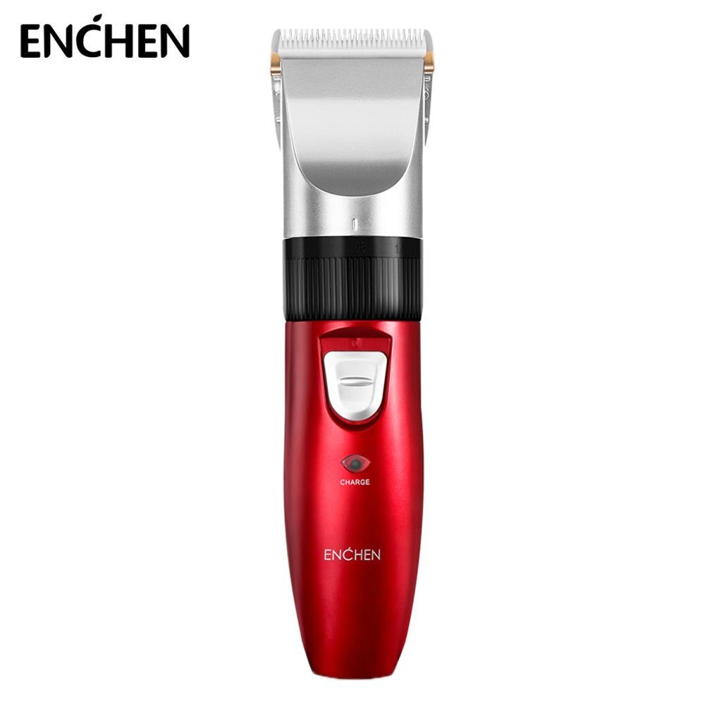 Enchen Boost cortadora de pelo eléctrica Prpfessional cortador de cerámica de pelo USB de carga de la cortadora de pelo USB cortapelos sin cables para niños