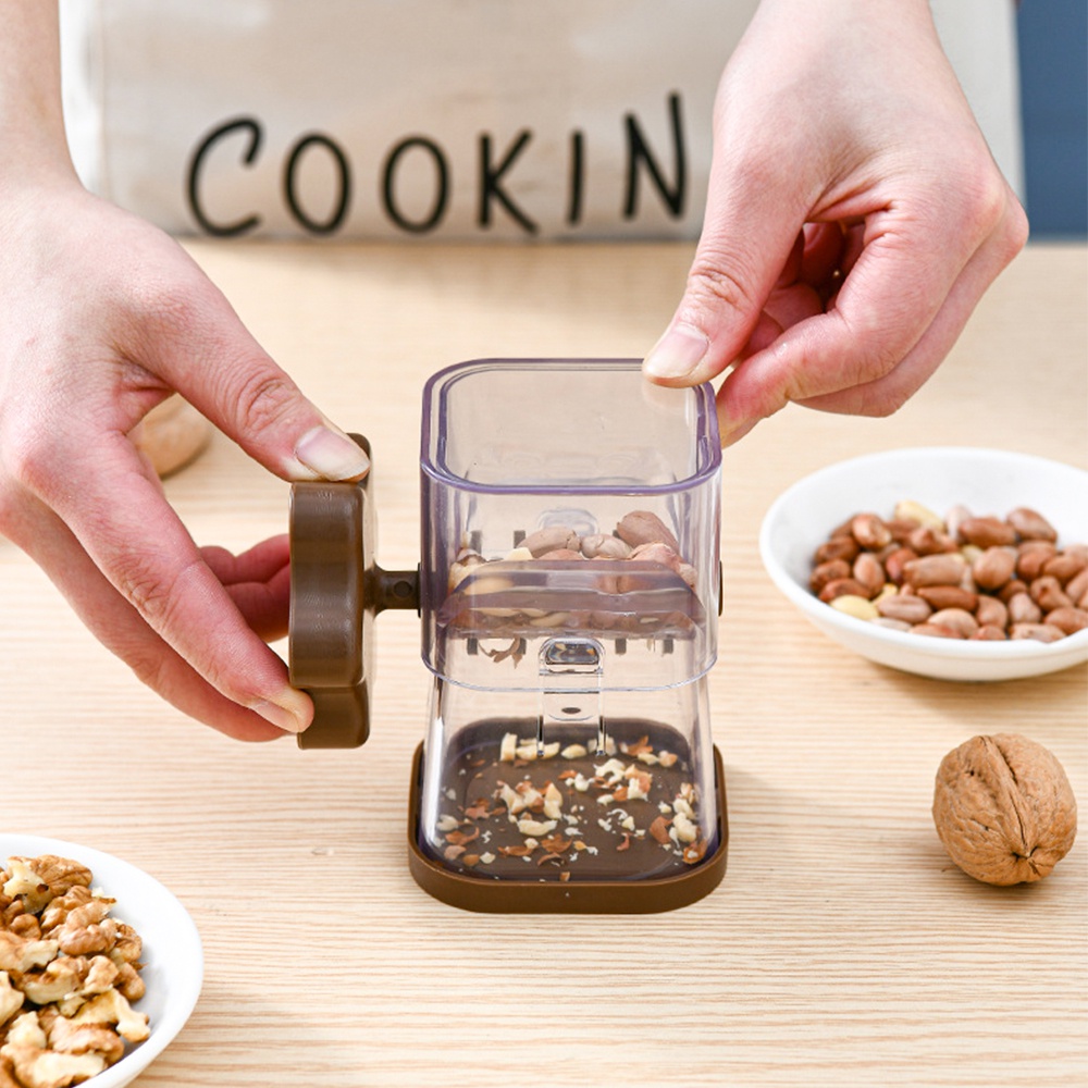 Hand crank Nut Grinder Multifunctional Dried Fruit Crusher Peanut Masher Nut Chopper Peanut Grinding Device grain mill