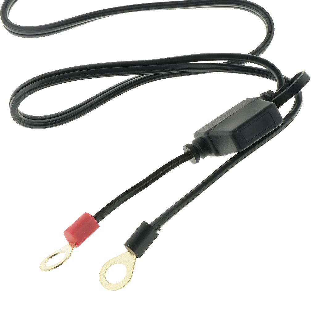 12V Motorcycle Universal Tool Battery Charger System Motorcycle Direct Wired Charging Cable