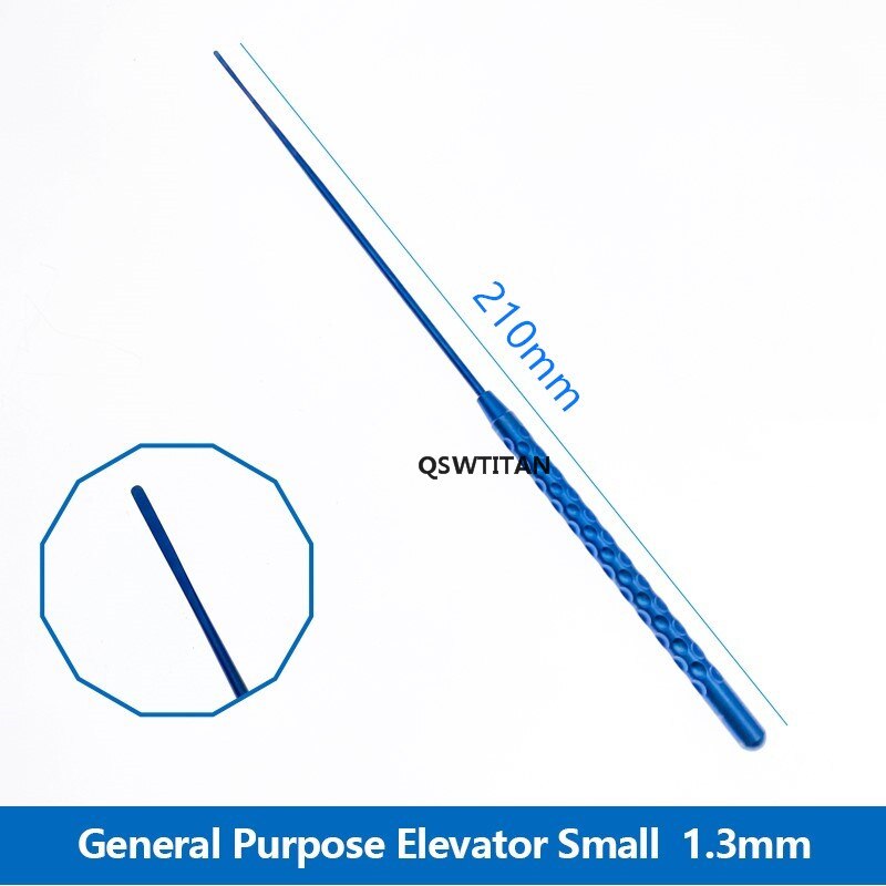 Micro Nerve pull Hook Titanium Micro Spatula Dissectors Micro Curette 21cm Vessel Hook: Spatula Dissector1.3