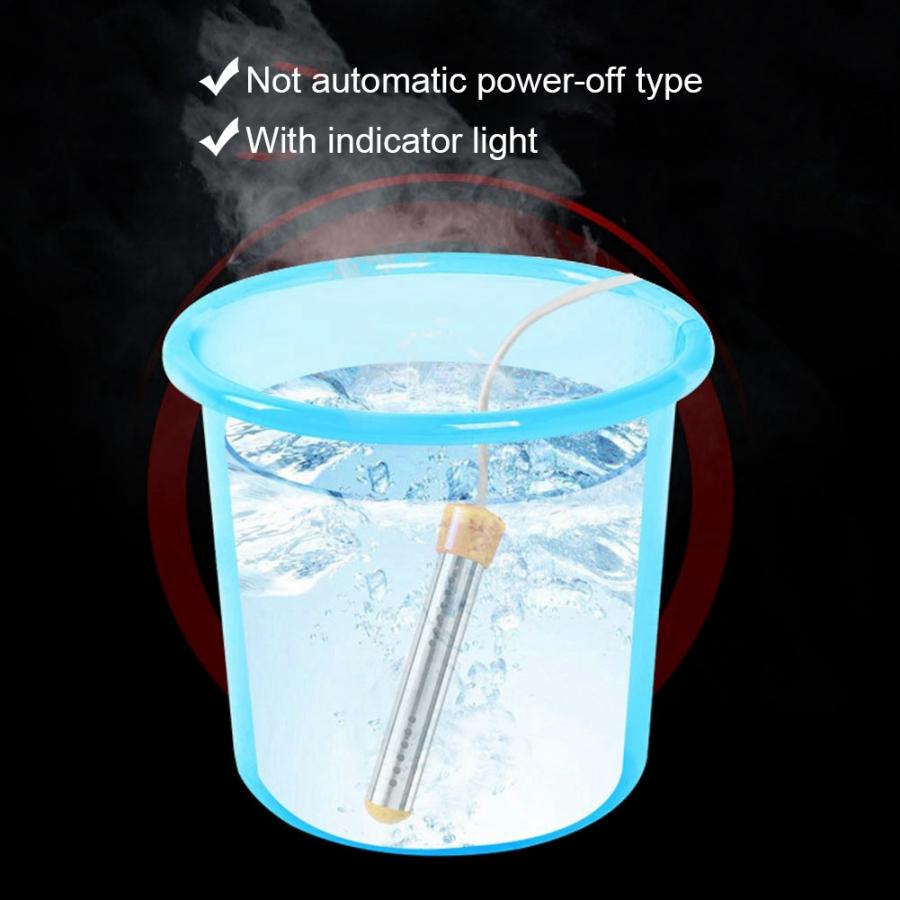 Immersion Heater 1.5m 2000W High Power Protective Cover Immersion Heater Water Heating Rod 220-240V Water Heater