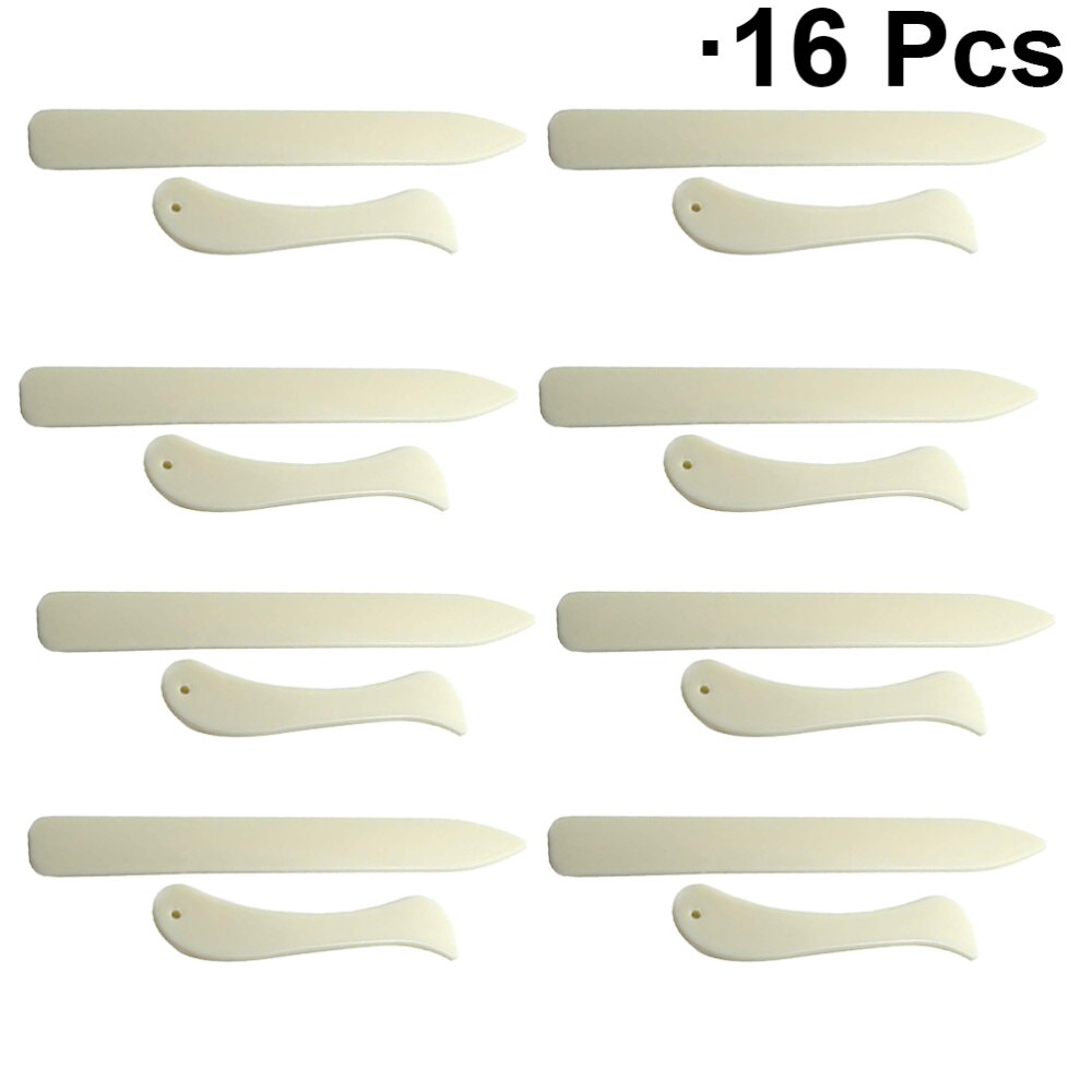 8Pcs Plastic Letter Opener DIY Scrapbooking Supplies Origami Tool Paper Creaser Set Imitation Cattle Bone Card Making Tool (Long
