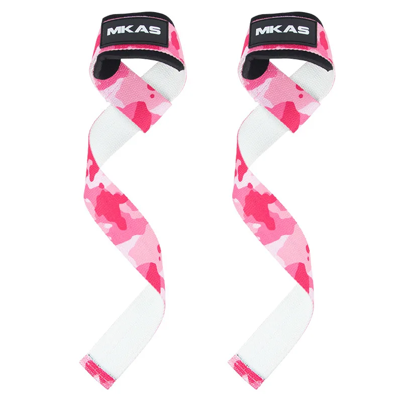 1 Pair Gym Sports Fitness Wrist Band Anti-slip Pull Up Weight Lifting Training Silicone Wrist Band Hard Pull Grip Power Strap: Burgundy
