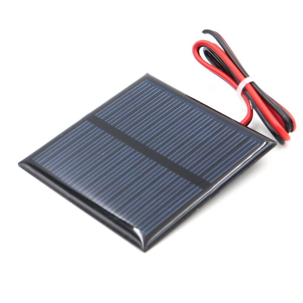 5.5V 80mA with 30cm extend cable Solar Panel Polycrystalline Silicon DIY Battery Charger Module Mini Solar Cell wire toy