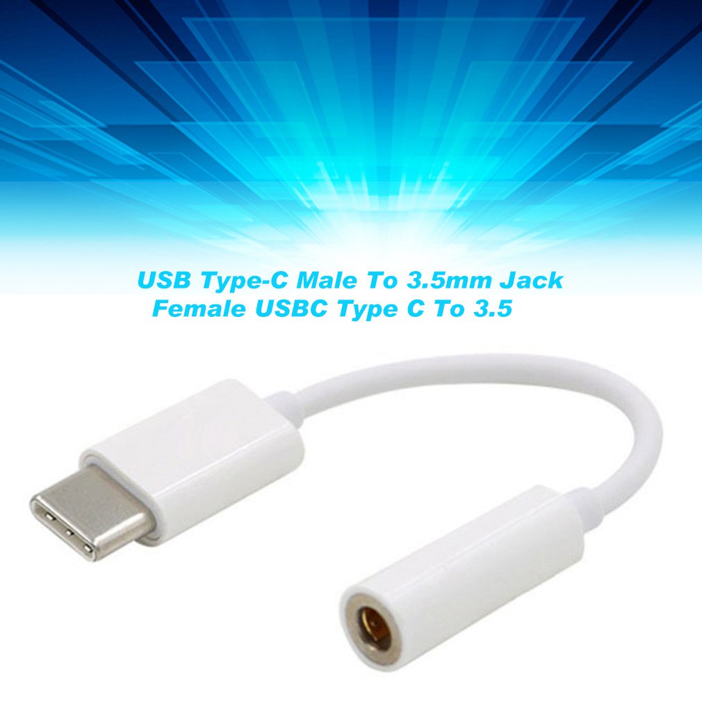 Usb Type-C Male Naar 3.5Mm Vrouwelijke Usbc Type C 3.5 Hoofdtelefoon Audio Aux Kabel Adapter Converter audio Kabel