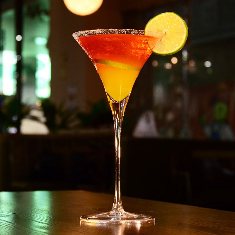 Crystal Large Tall Cocktail Glass 270ml Flared Glass Triangle Wine Glass Goblet Drinkware Copas De Vino Kitchen Dining Bar EB5BL