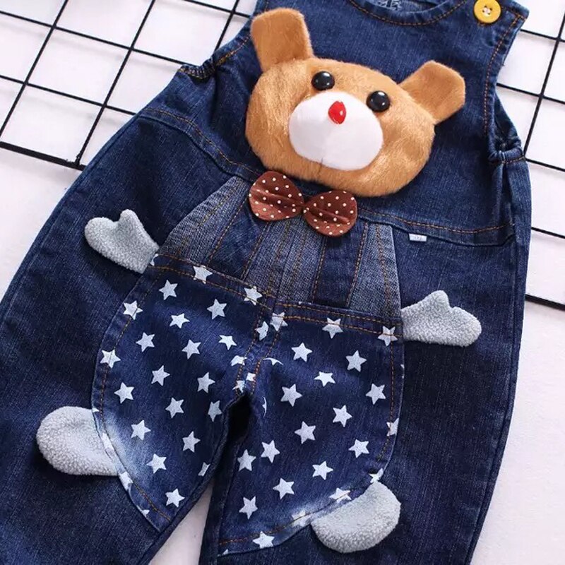 IENENS-salopette en jean pour garçons | Salopette d'automne pour bébés filles, salopette amples, pantalons longs en Denim pour enfants garçons et filles, combinaison pantalon pour enfants de 1 à 3 ans