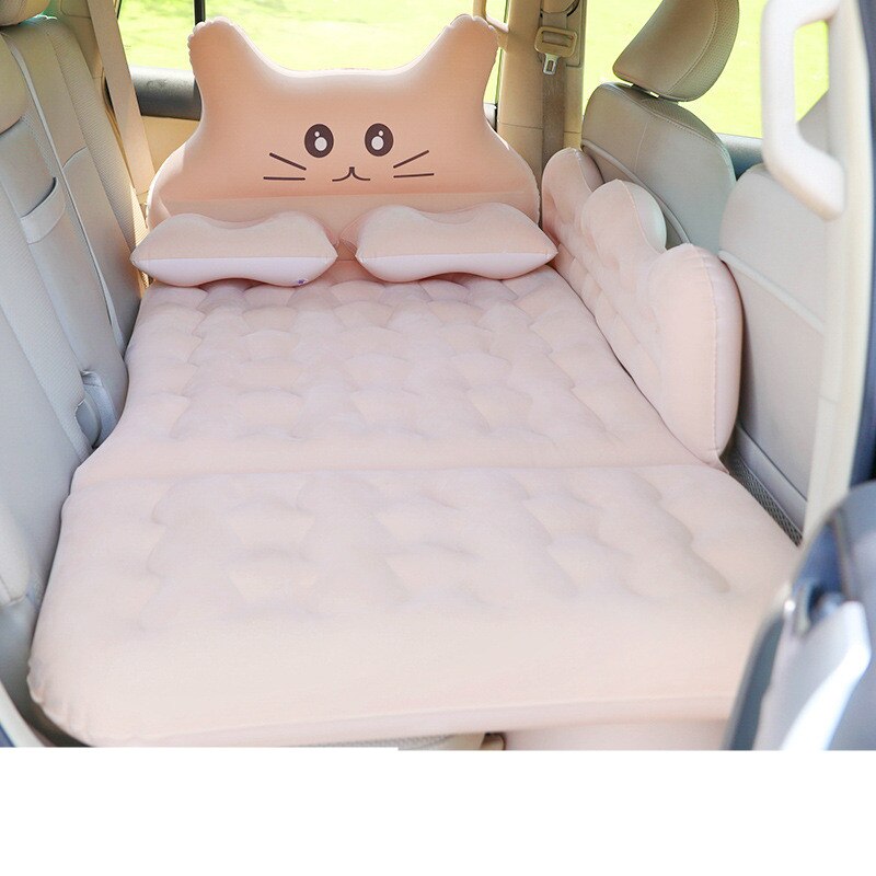 Cama inflable de 67x31 pulgadas para coche, alfombrillas para dormir en la parte trasera, colchón para dormir, asiento trasero de coche, cama de viaje