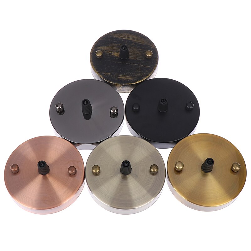 1pc Lamp Base Antique Vintage Ceiling Plate Metal Ceiling Holder Lamp Fitting Chandelier Base DIY Lighting Acc