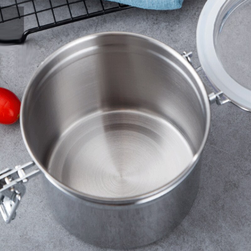 700ml/1400ml Coffee Beans Tea Coffee Container Storage Canister Set Stainless Steel Airtight Coffee Jar Canister With Spoon
