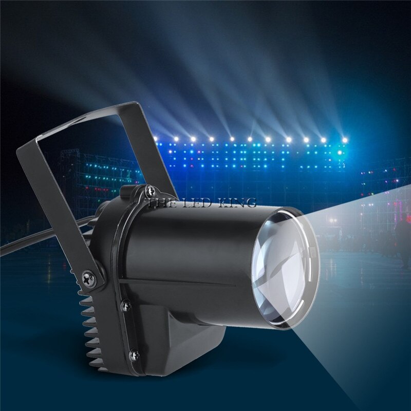 Foco LED de 15W AC110-240V DMX RGBWA para escenario, foco de haz de luz para discoteca KTV DJ, efecto de iluminación para escenario