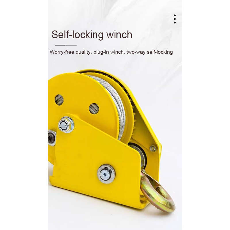 Selbstverriegelnder klappkran, manuelle windenmontagewerkzeug, installationswerkzeug aus edelstahl für klimaanlagen, hebezeug