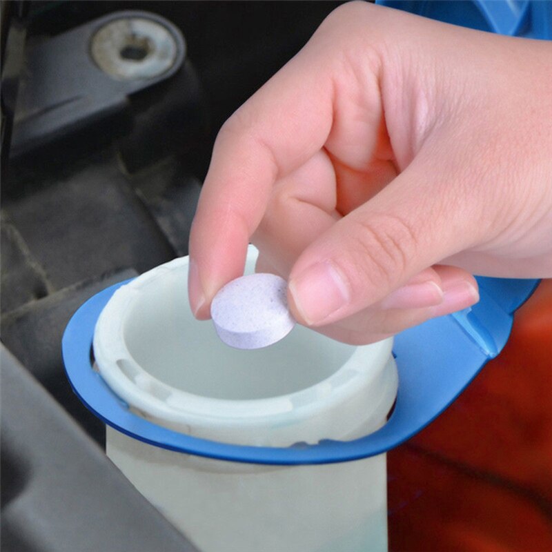 10 pièces (1PC = 4L eau) voiture neuve solide essuie-glace Fine voiture Auto nettoyage de vitres voiture pare-brise verre nettoyant accessoires de voiture