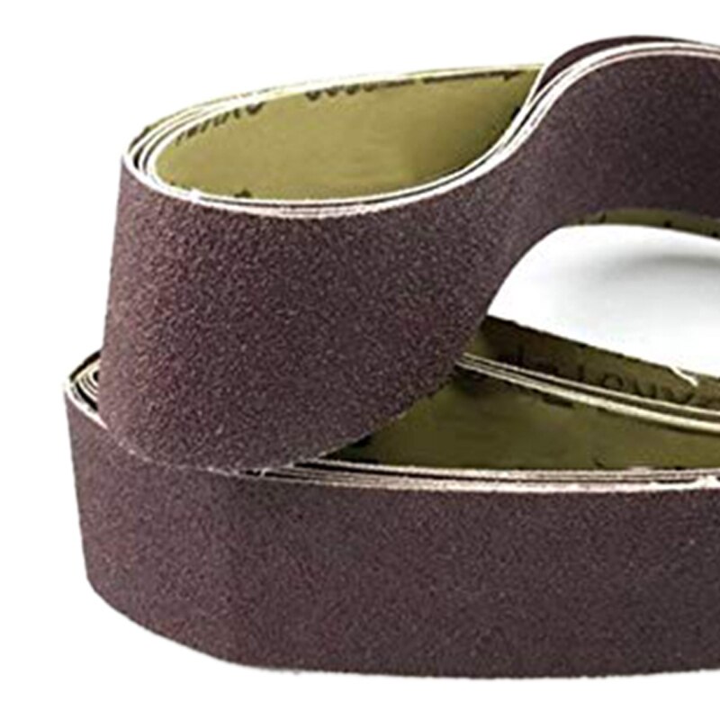 BMBY-10Pcs 50x1220Mm abrasif polissage bandes abrasives 60 grain meuleuse bande de meulage