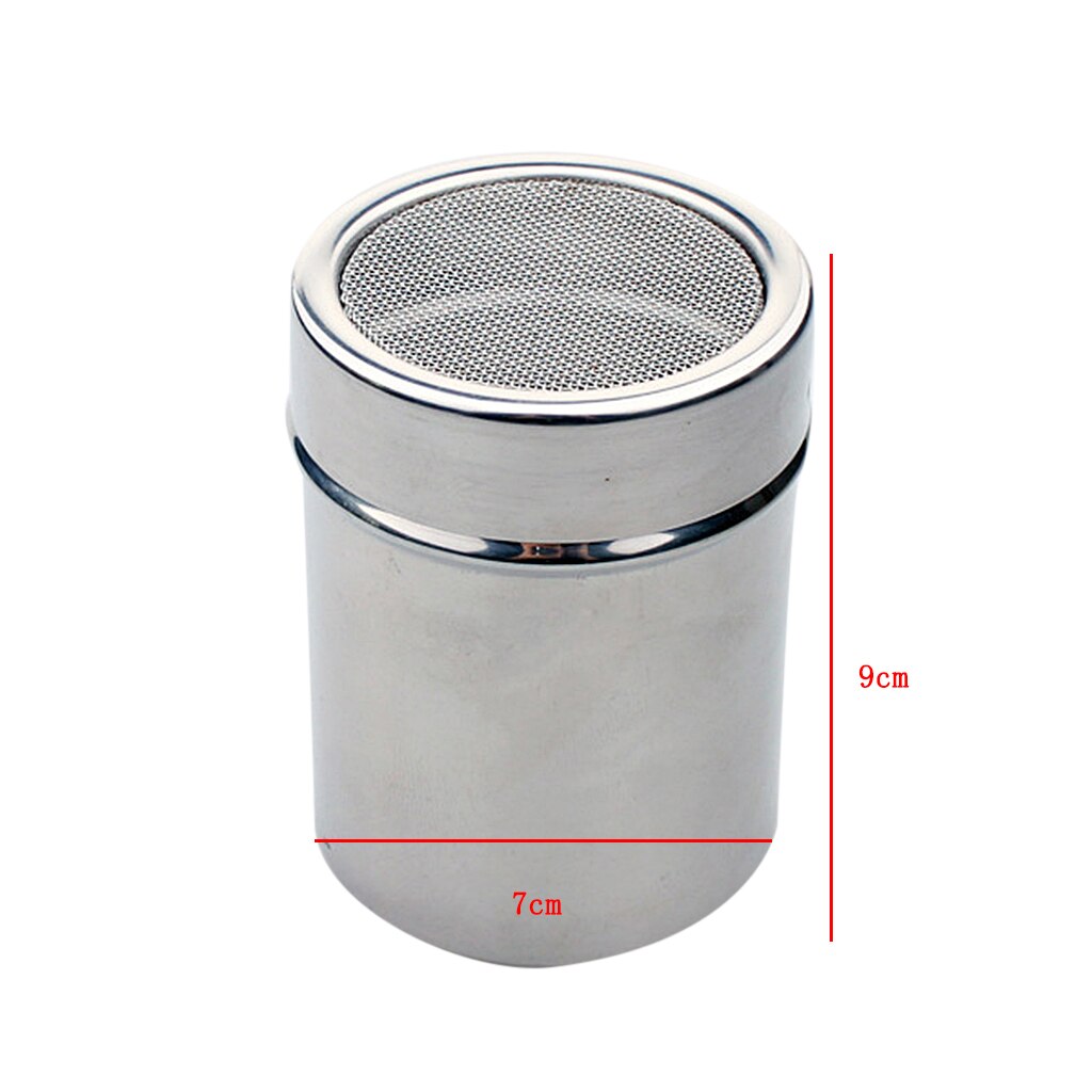 Stainless Chocolate Cocoa Flour Shaker Icing Sugar Sprinkler Coffee Duster
