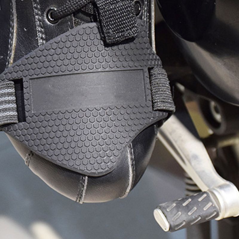 Durable Wear-resistant Motorcycle Gear Shift Pad Rubber Shoes Boots Scuff Protector Shifter Guards Cover Motorbike Protective