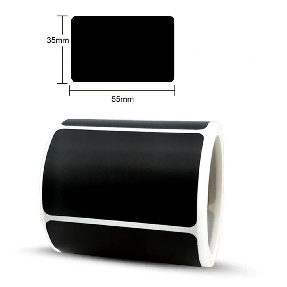 120Pcs/Roll Removable Blackboard Label Stickers With Erasable Pen Reusable Waterproof Chalkboard Labels for Home & Kitchen