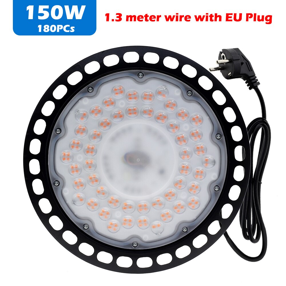 100W 150W 200W Led Grow Light Full Spectrum VEG Bloom Growth Lamp IP65 Waterproof Phyto Lamp For Indoor Plant Hydroponics System: 150W EU Plug