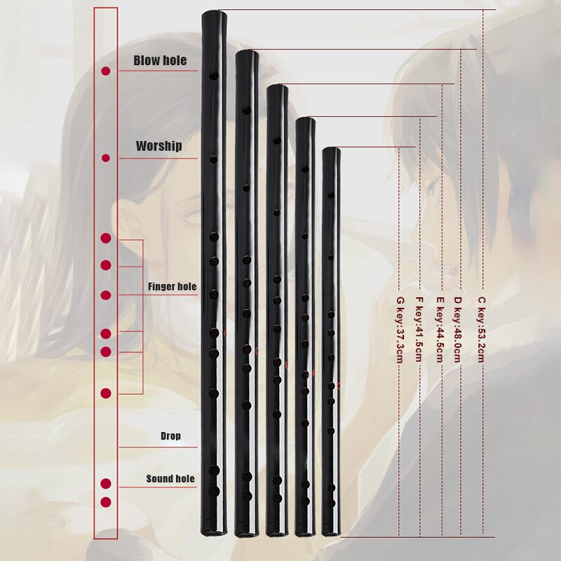 Bamboo Flutes Chinese Traditional Musical Instruments Transverse Flutes XD88