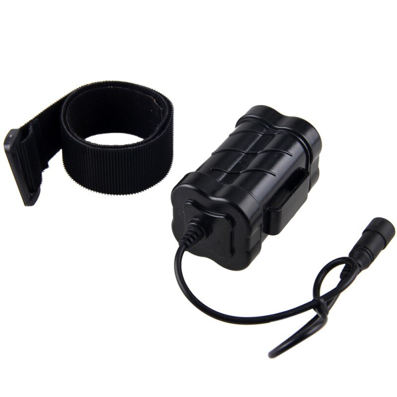 Waterproof 12000mAh Power Supply Rechargeable 8.4V 4x18650 Battery Pack for Bicycle Light